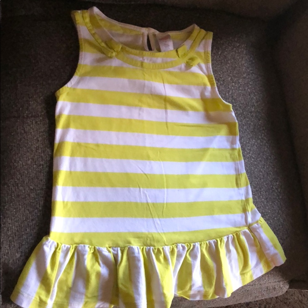 Girls peplum tank top